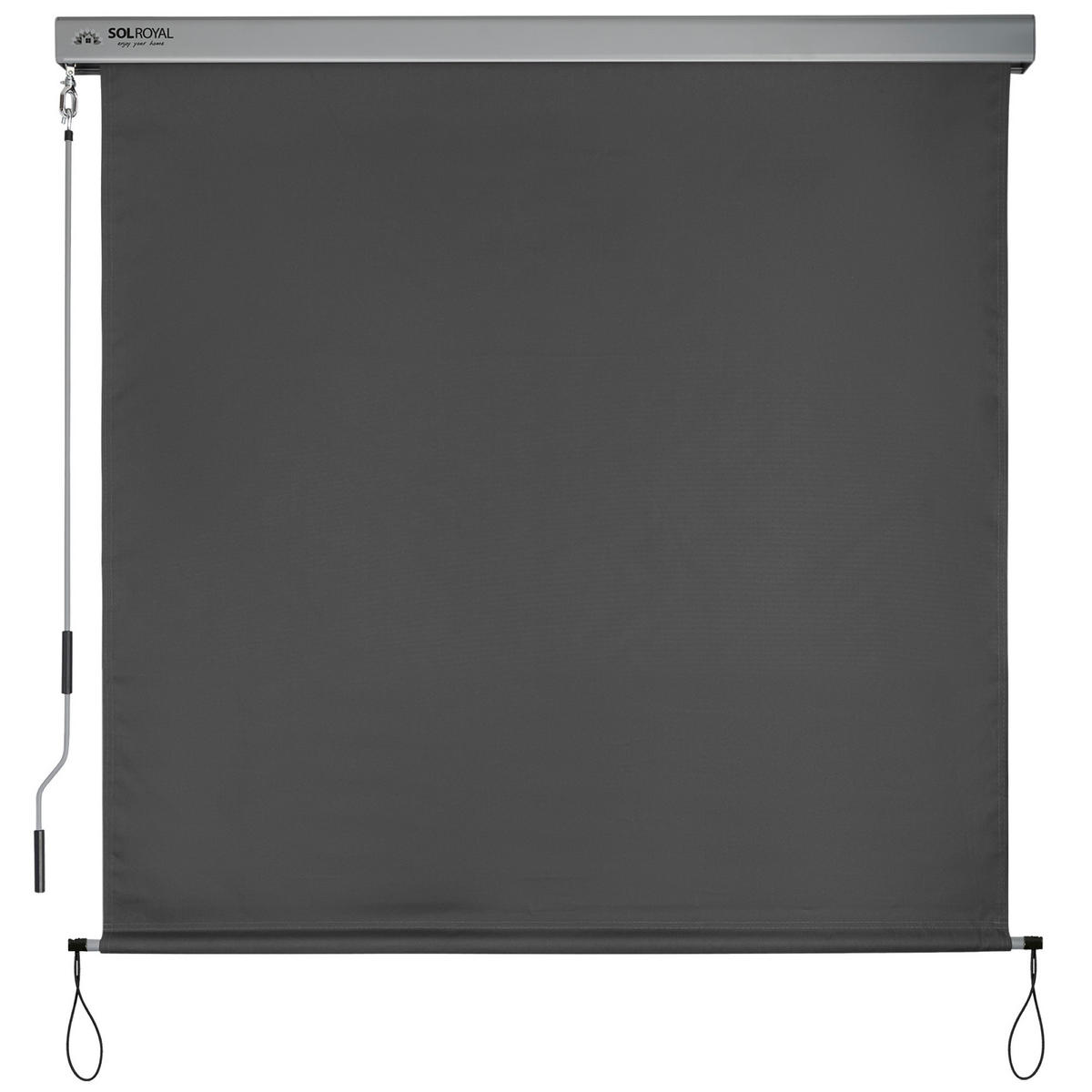 SENKRECHTMARKISE SolVision MS5 1,4/2,5 m Anthrazit - Anthrazit, Kunststoff (140/250/1cm) - Sol Royal