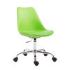 BÜROSTUHL Toulon, Kunststoff Grün - Grün, Textil/Metall (48/52/54cm) - TPFLiving