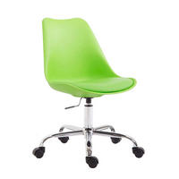 BÜROSTUHL Toulon, Kunststoff Grün - Grün, Textil/Metall (48/52/54cm) - TPFLiving