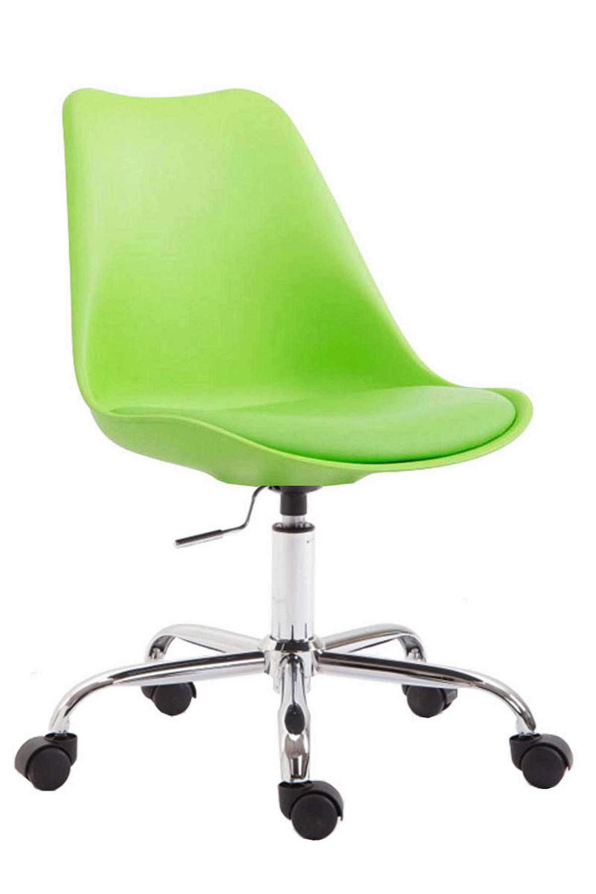 BÜROSTUHL Toulon, Kunststoff Grün - Grün, Textil/Metall (48/52/54cm) - TPFLiving