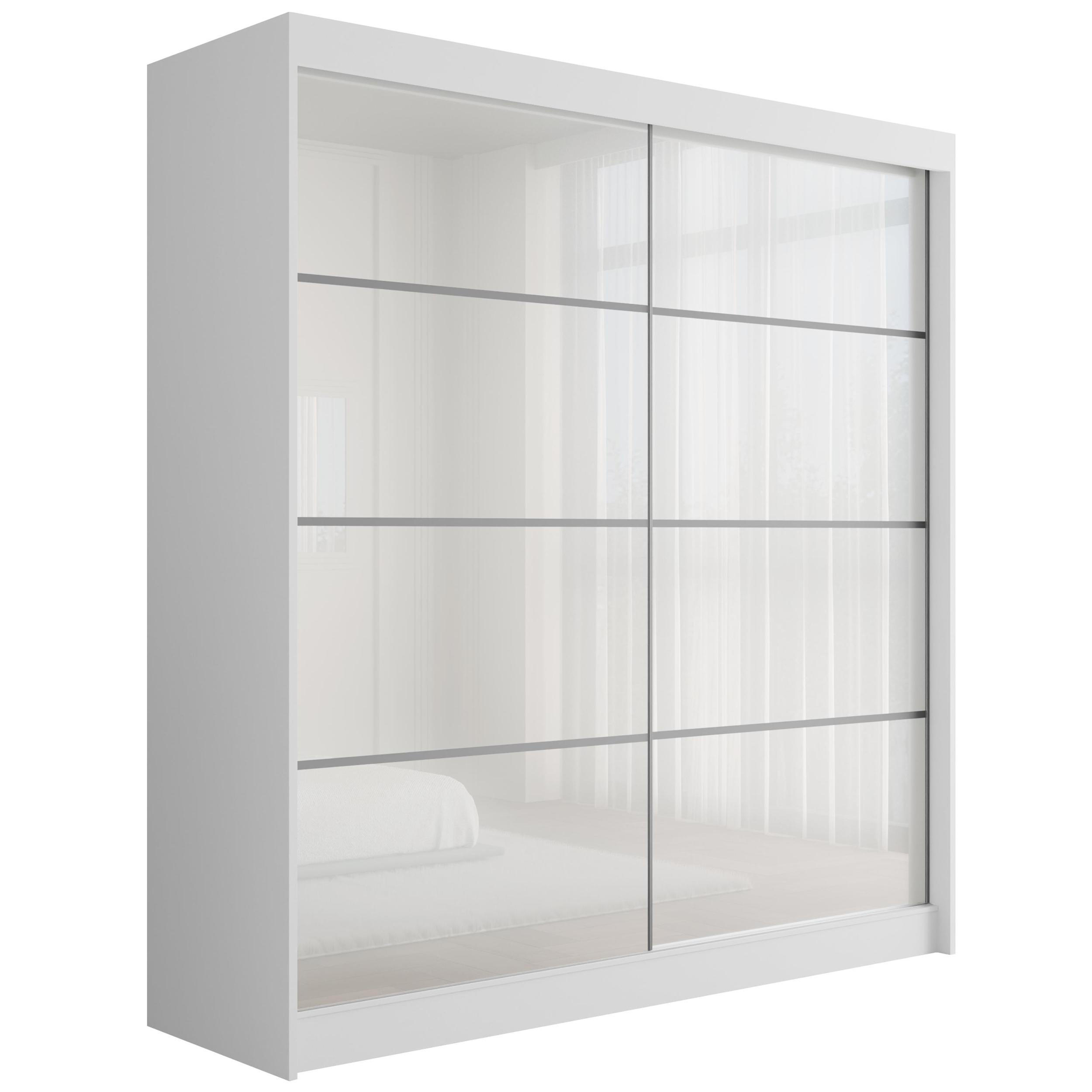 ALTDECOR ŠATNÍ SKŘÍŇ PEKA III – 200 cm – bílá