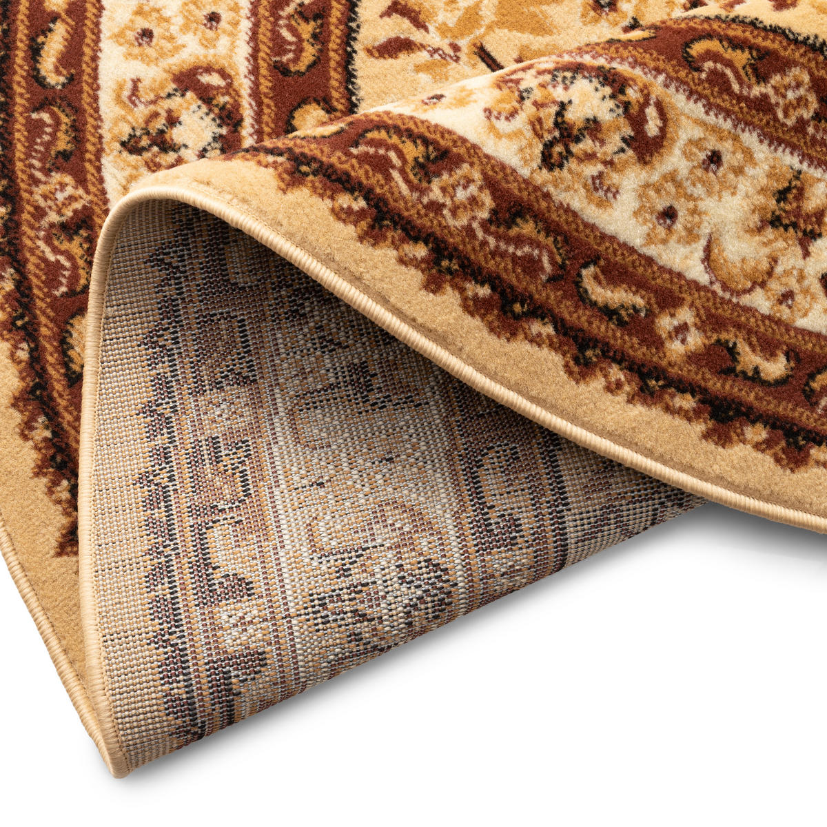 TEPPICH ATLAS oval beige orientalisch 200/300 cm - Beige, Textil (200/300cm) - Tapiso