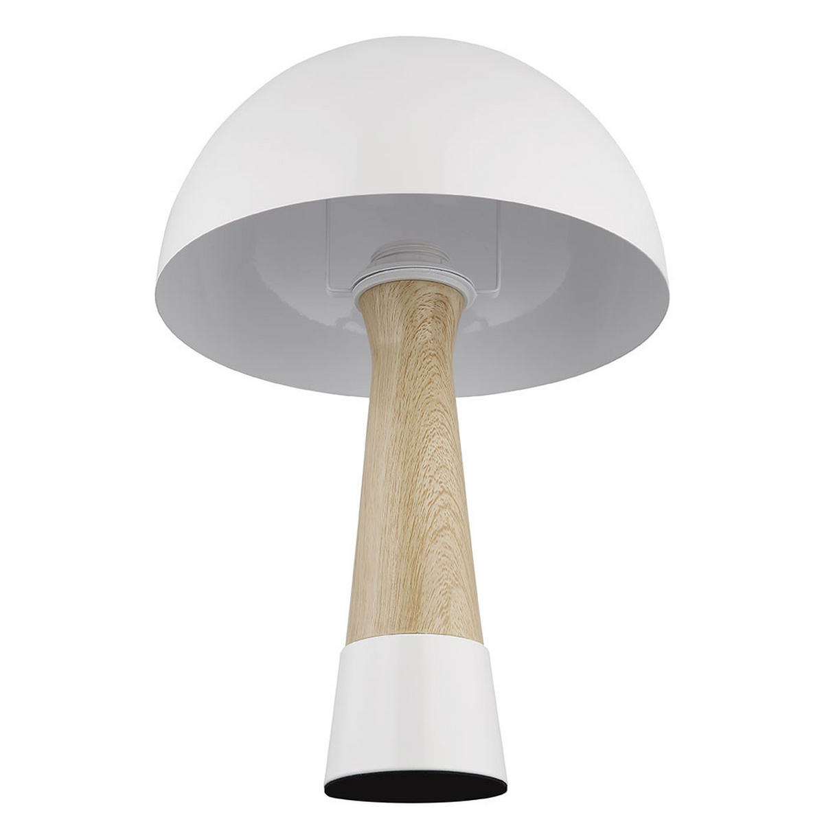 TISCHLEUCHTE Paulin Holzoptik Beige - Beige, Metall (25/25/36.5cm) - Nowa