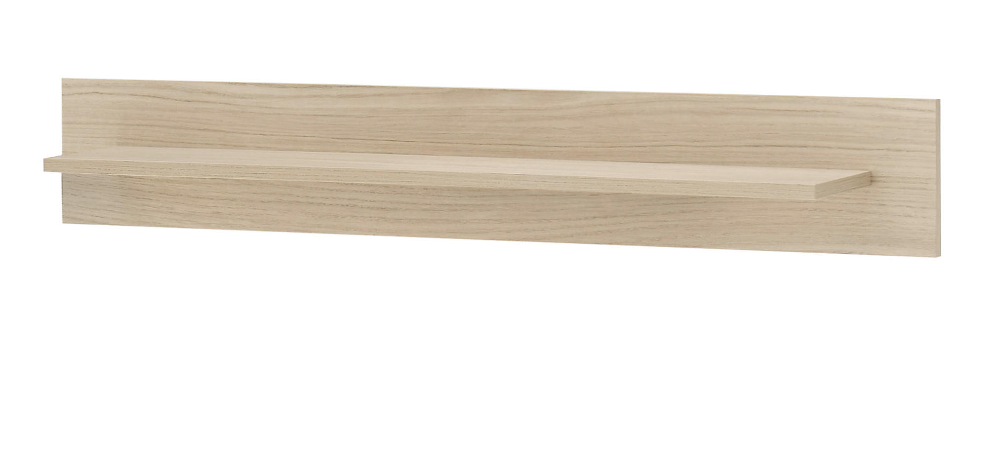 WANDBOARD Eiche, Wandregal 107 cm skandinavisches Design - Eichefarben, Holzwerkstoff (107/19/17cm) - Furn.Design
