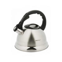WASSERKESSEL Silber 25/23/21 cm 7683 - Silberfarben, Metall (25cm) - Kinghoff 