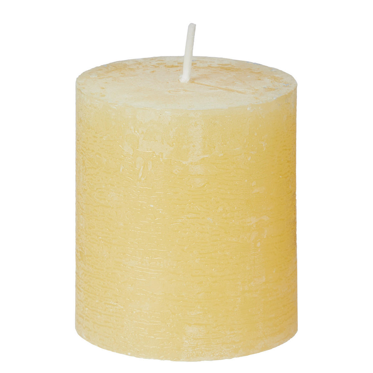 STUMPENKERZE (12er Set) Rustic - Gelb, Paraffin (8cm) - Butlers