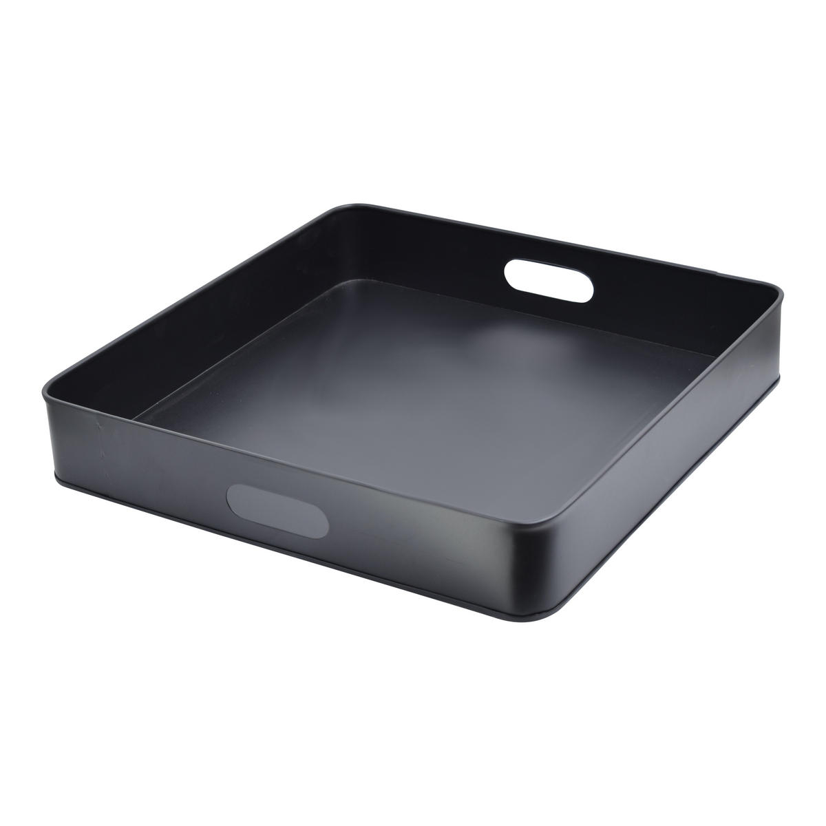 TABLETT Eggy Schwarz - Schwarz, Metall (40/7/40cm) - LOFT42