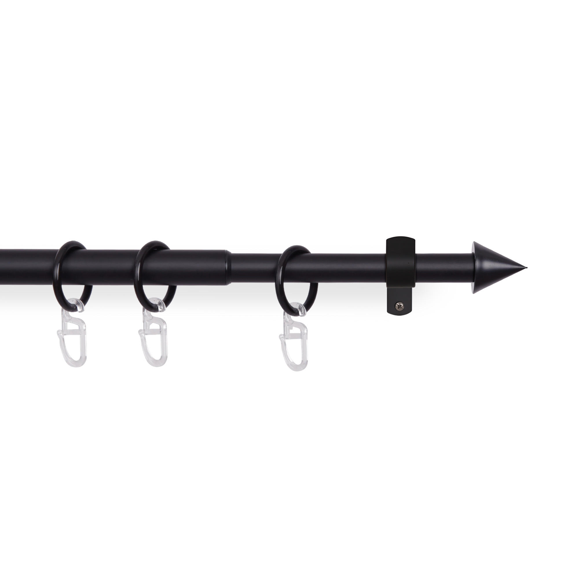 XXXLutz Gardinenstange Schwarz 220 cm