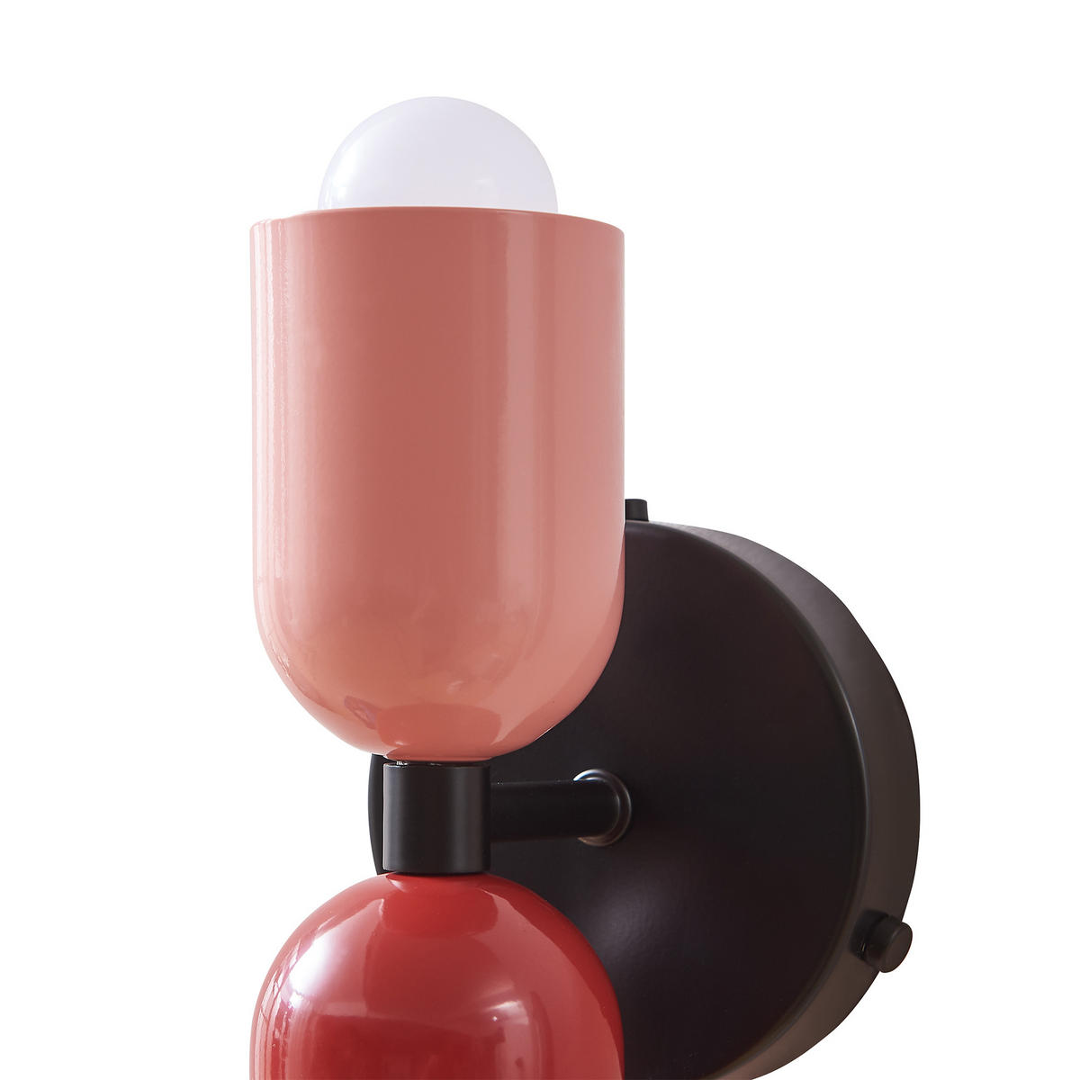 NÁSTĚNNÉ SVÍTIDLO Trorlos - růžová/červená, kov (12/22/12cm) - lux.pro