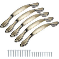 MÖBELGRIFF Grün Bronze 10er-Set 96 mm - Orange, Metall (0.13/2/0.98cm)
