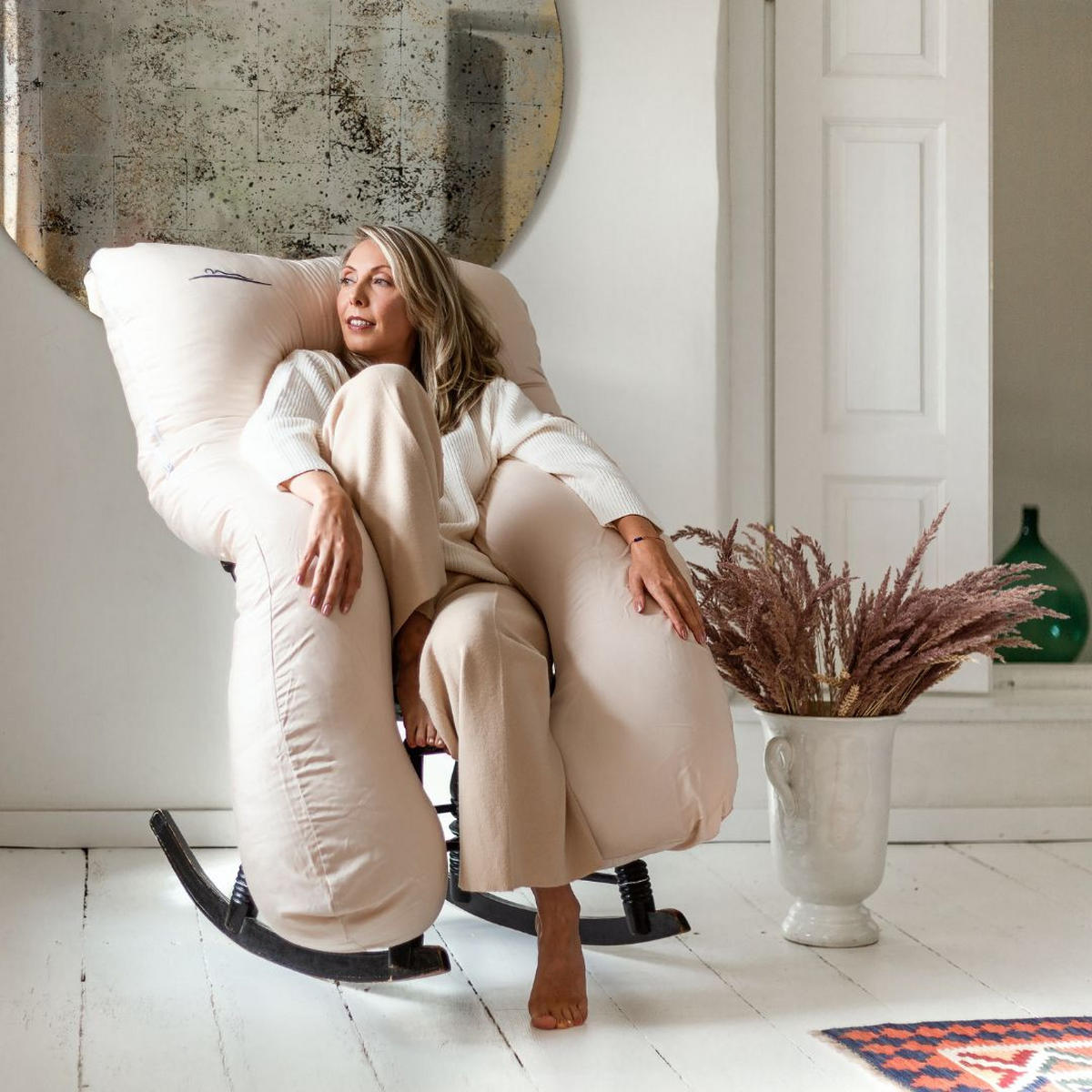 KOMFORTKISSEN - Beige - Beige, Textil (100/150cm) - KomfortKissen
