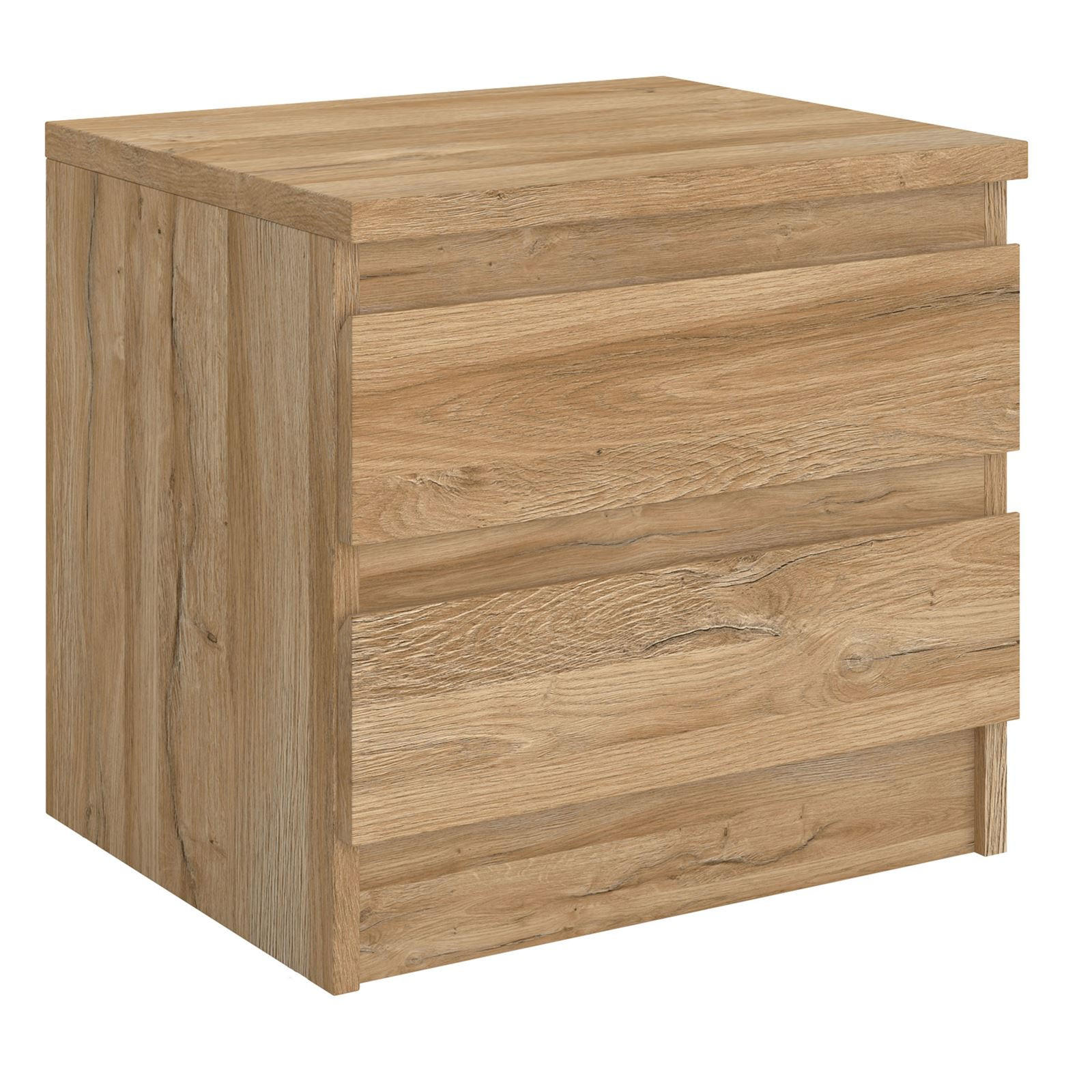 NACHTTISCH ASTER - Wildeiche, Holzwerkstoff (45/42/38cm) - CARO-Möbel