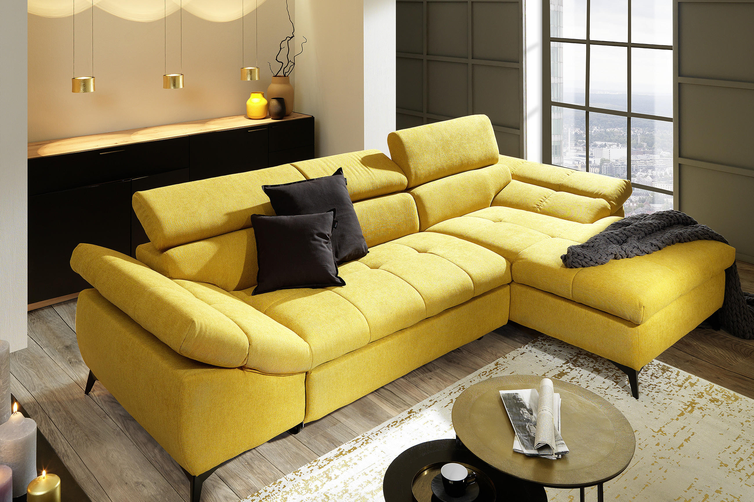  Rumena sedežna garitura