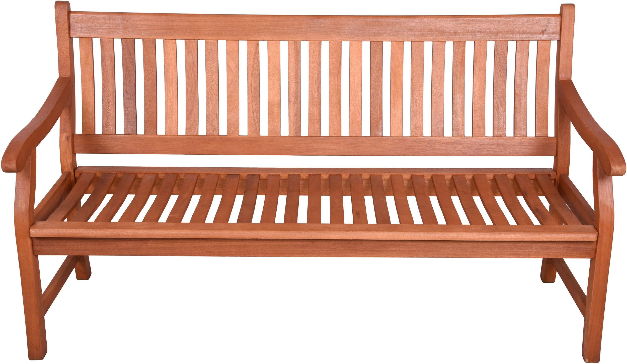 GARTENBANK New Jersey 2-Sitzer natur - Braun, Holz (68/90/120cm) - Sedex