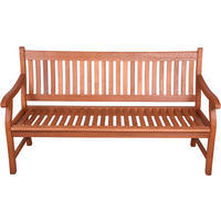 GARTENBANK New Jersey 2-Sitzer natur - Braun, Holz (68/90/120cm) - Sedex