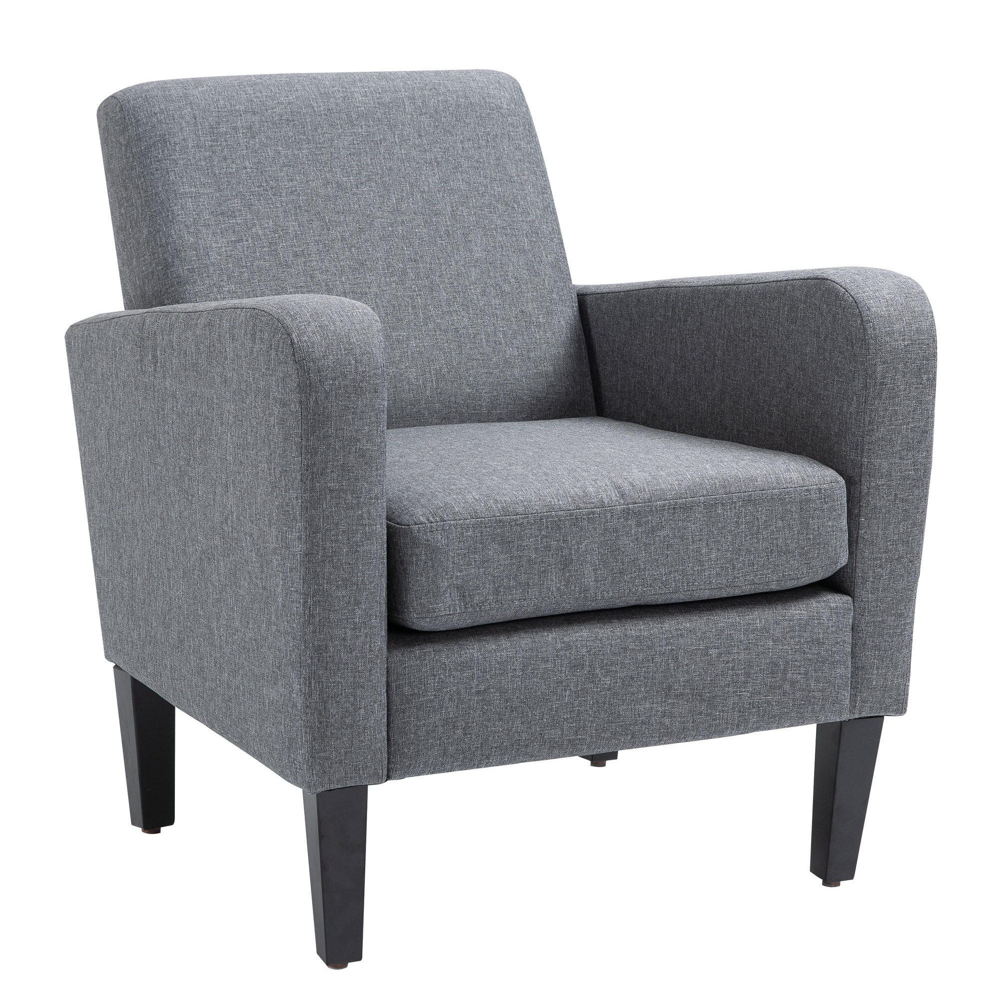 OKWISH KŘESLO 66/72/74 cm světle šedé z polyesteru s ergonomickými područkami