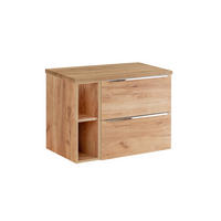 WASCHTISCHUNTERSCHRANK 80.4cm April Holz - Braun, Holzwerkstoff (80.4/59/46cm) - Petits-meubles