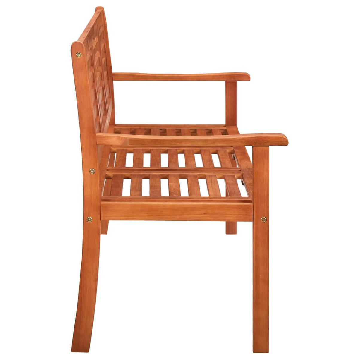 GARTENBANK 3-Sitzer 150 cm Massivholz Eukalyptus - Braun, Holz (150/89/60cm) - furnicato
