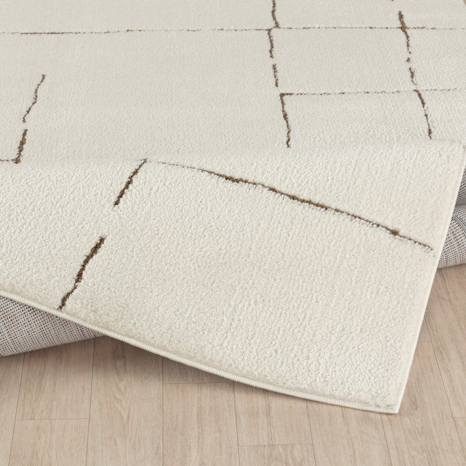 Thumbnail - Livabliss Kurzflorteppich, Terracotta, Textil, Grafikmuster, Rechteckig, 160x213 cm, Oeko-Tex® Standard 100, in verschie...