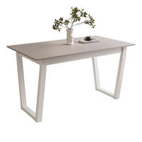 ESSTISCH ARTON II ausziehbarer Tisch 140-195 cm für 6-8 Personen - Beige/Weiß, Holzwerkstoff/Metall (140/80/77cm) - Lookway