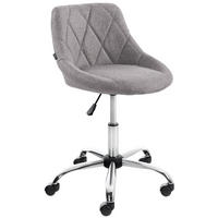 ARBEITSHOCKER Lazius Stoff grau - Grau, Metall (47/82/49cm) - TPFLiving