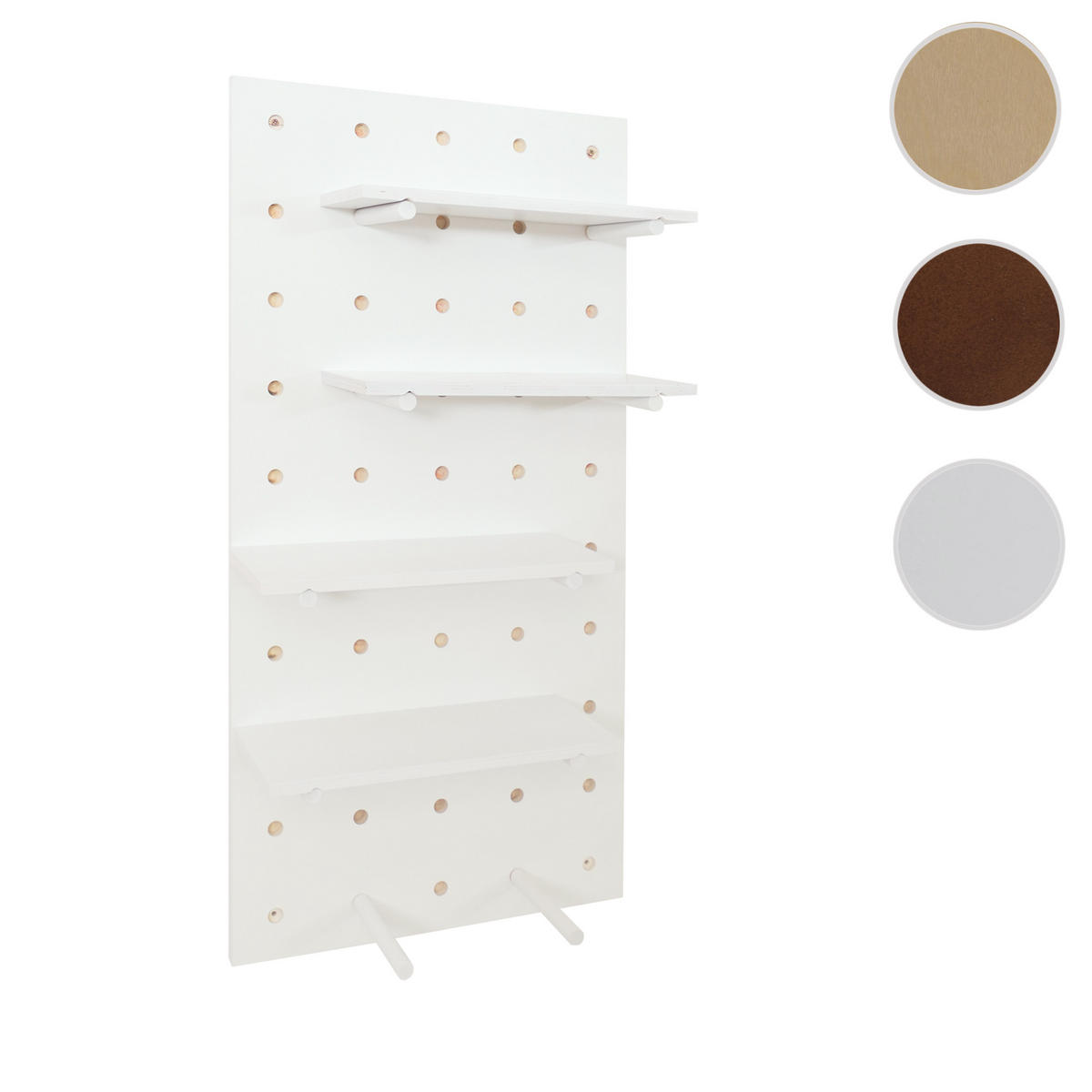 STENSKI PANEL Bel kompletni set - bela, les (50/100/1cm) - MCW