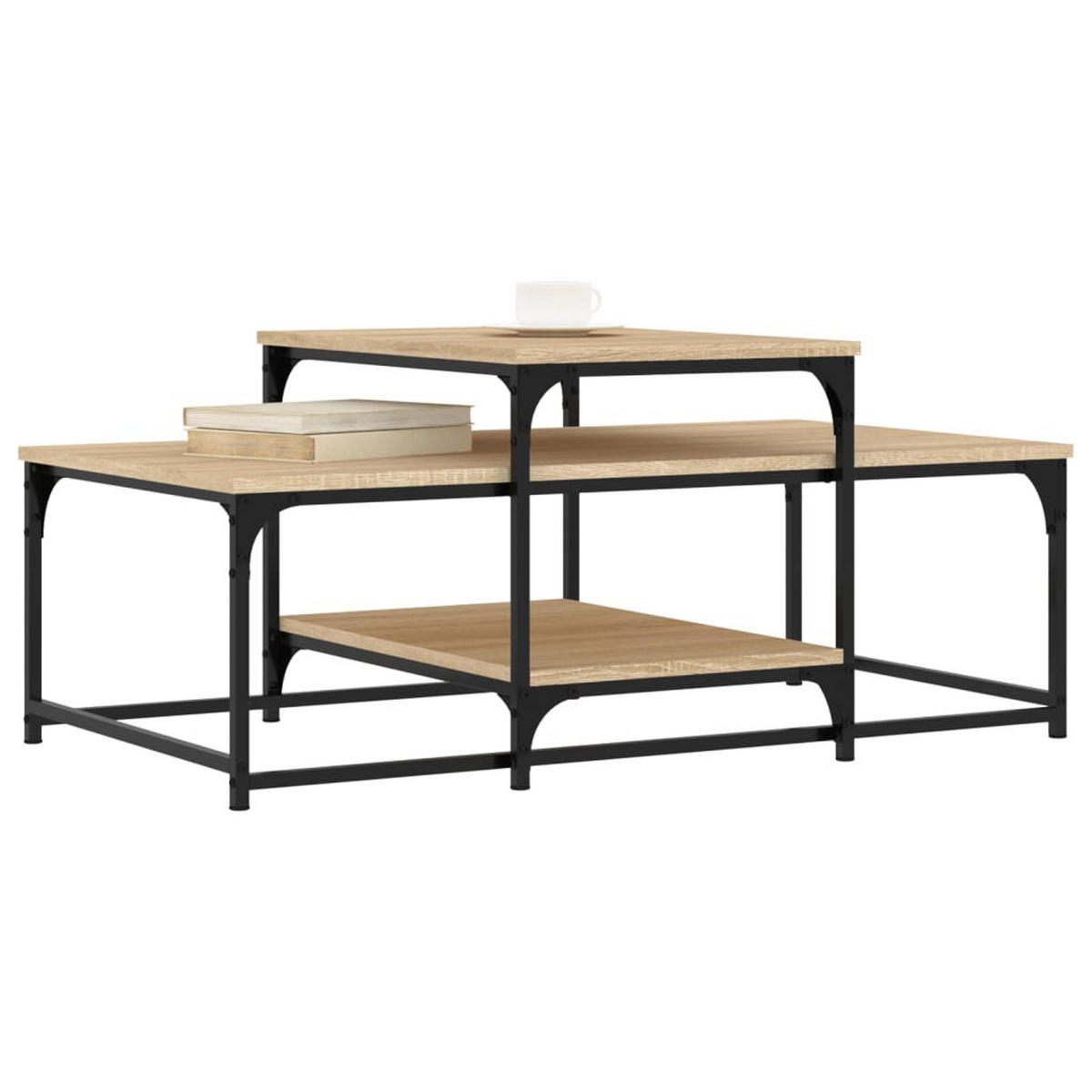 COUCHTISCH Sonoma-Eiche 102x60x45 cm Holzwerkstoff - Braun, Holzwerkstoff (102/60/45cm) - furnicato