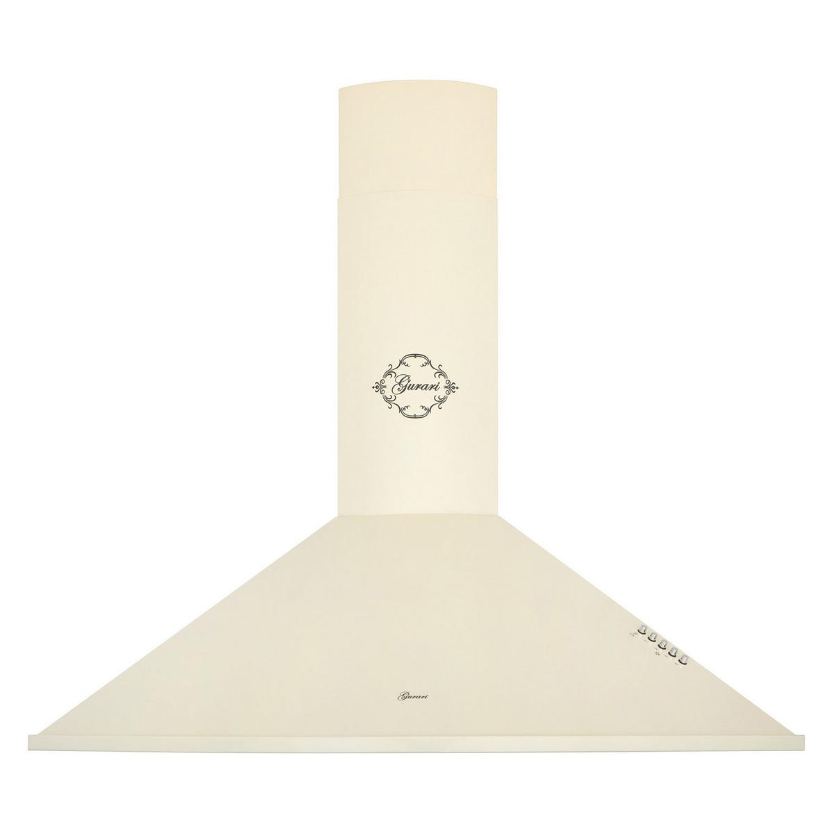 DUNSTABZUGSHAUBE GCH C 046 BG 9 N 90 cm Creme - Creme, Metall (90/117/50cm) - Gurari