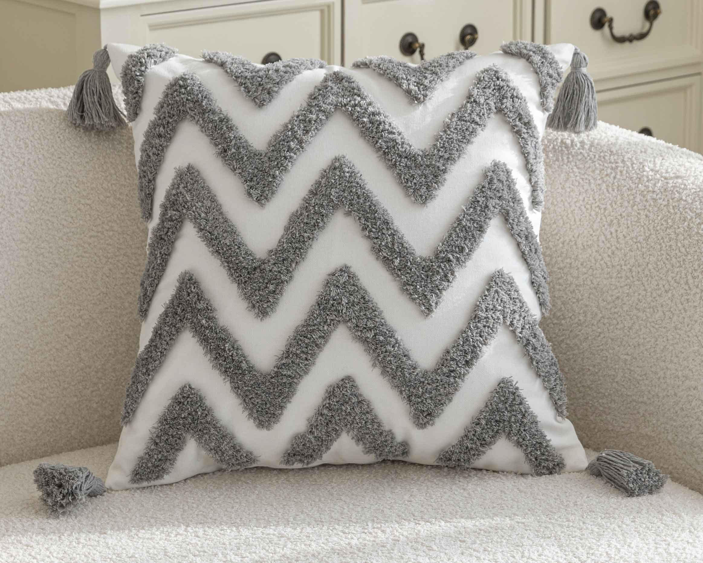 DEKOKISSEN Bonn HxB 45x45 cm Grau - Grau, Textil (46/45cm) - Gardinenbox