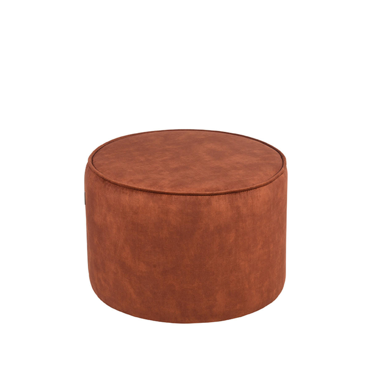POUF Tibo Braun 55/55/40 cm - Braun, Textil (55/40/55cm) - LABEL51