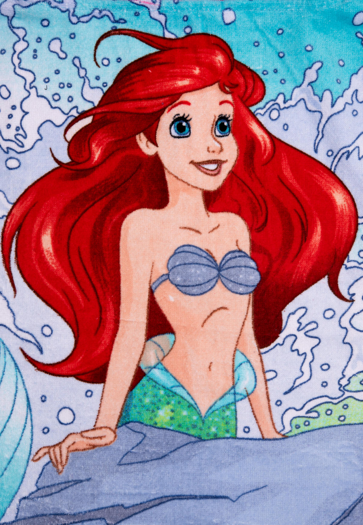 BADEPONCHO Disney Arielle 50 x 100 cm - Multicolor, Textil (Einheitsgrößenull) - Disney