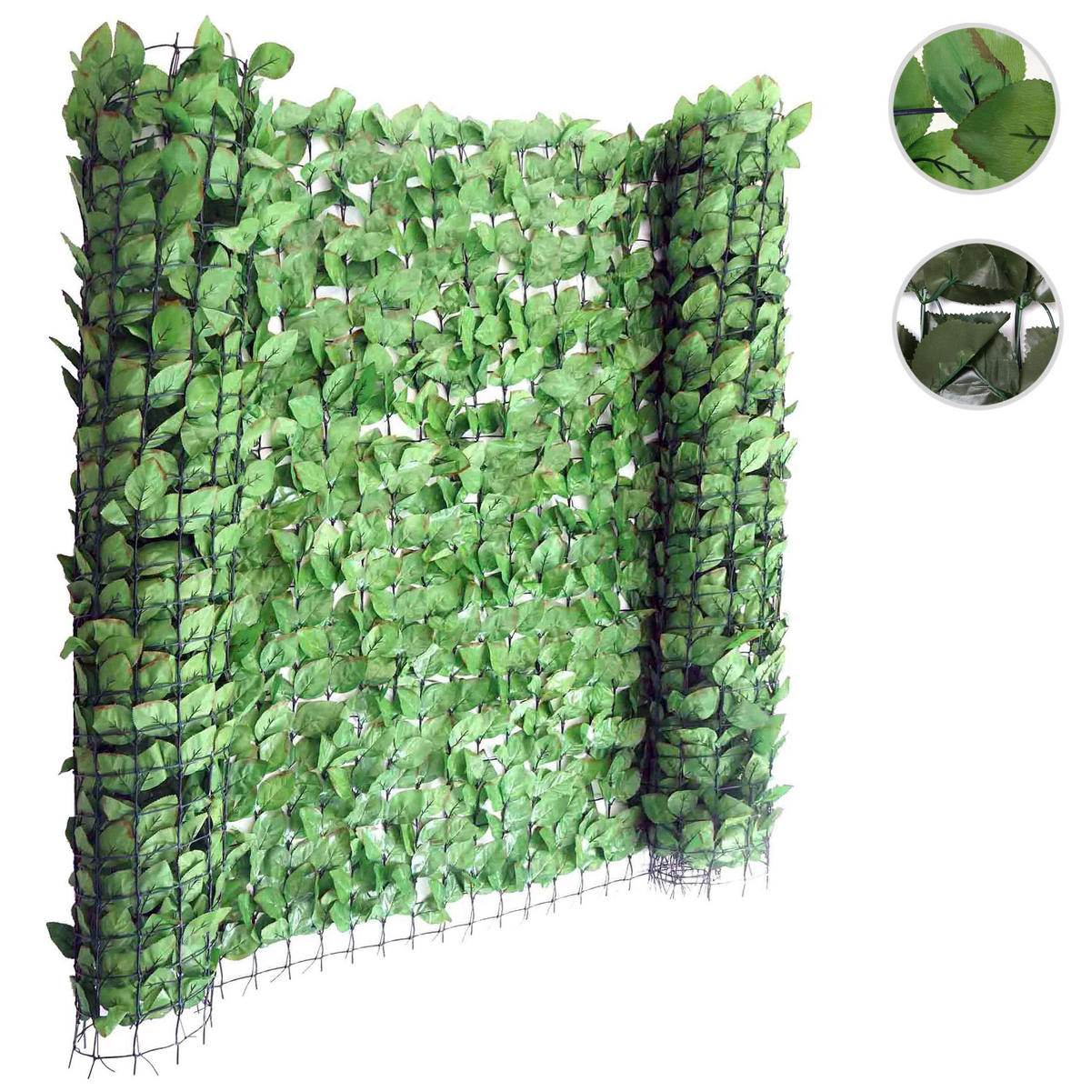 BALKONSICHTSCHUTZ BUCHE Hellgrün - Hellgrün, Textil (300/150cm) - MCW