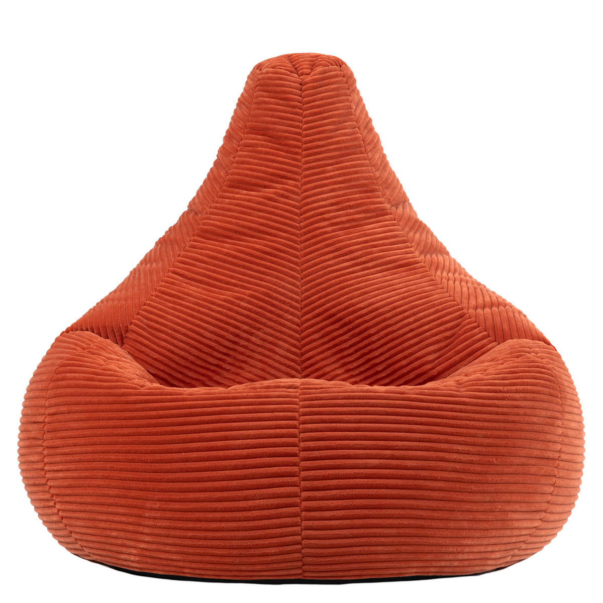 SITZSACK Sessel aus Cord 2-tlg. - Terracotta, Kunststoff (90/73/84cm) - icon