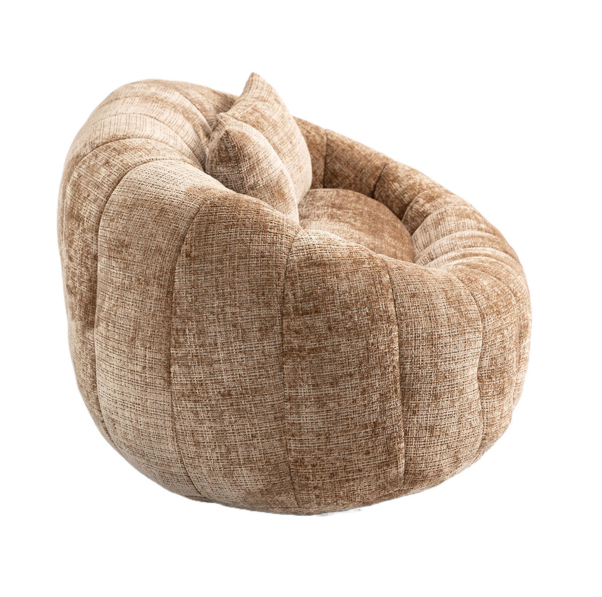 SITZSACK Loungesessel 150 x 95 x 63 cm Chenille Coffee - Braun, Kunststoff (95/63/145cm) - Beauniv