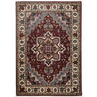 HANDTUFTTEPPICH Royal Heriz 160x230 cm - Rot, Textil (160/230cm) - THEKO