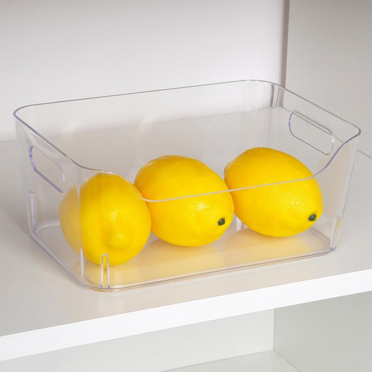 KÜHLSCHRANK-ORGANIZER 23x16x9,5 cm - Transparent, Kunststoff (23/9.5/16cm) - Excellent Houseware