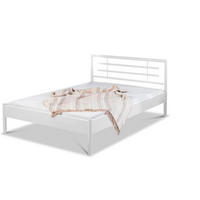 METALLBETT Lia / 200 x 210 cm / weiss - Weiß, Metall (200/210cm) - BED BOX