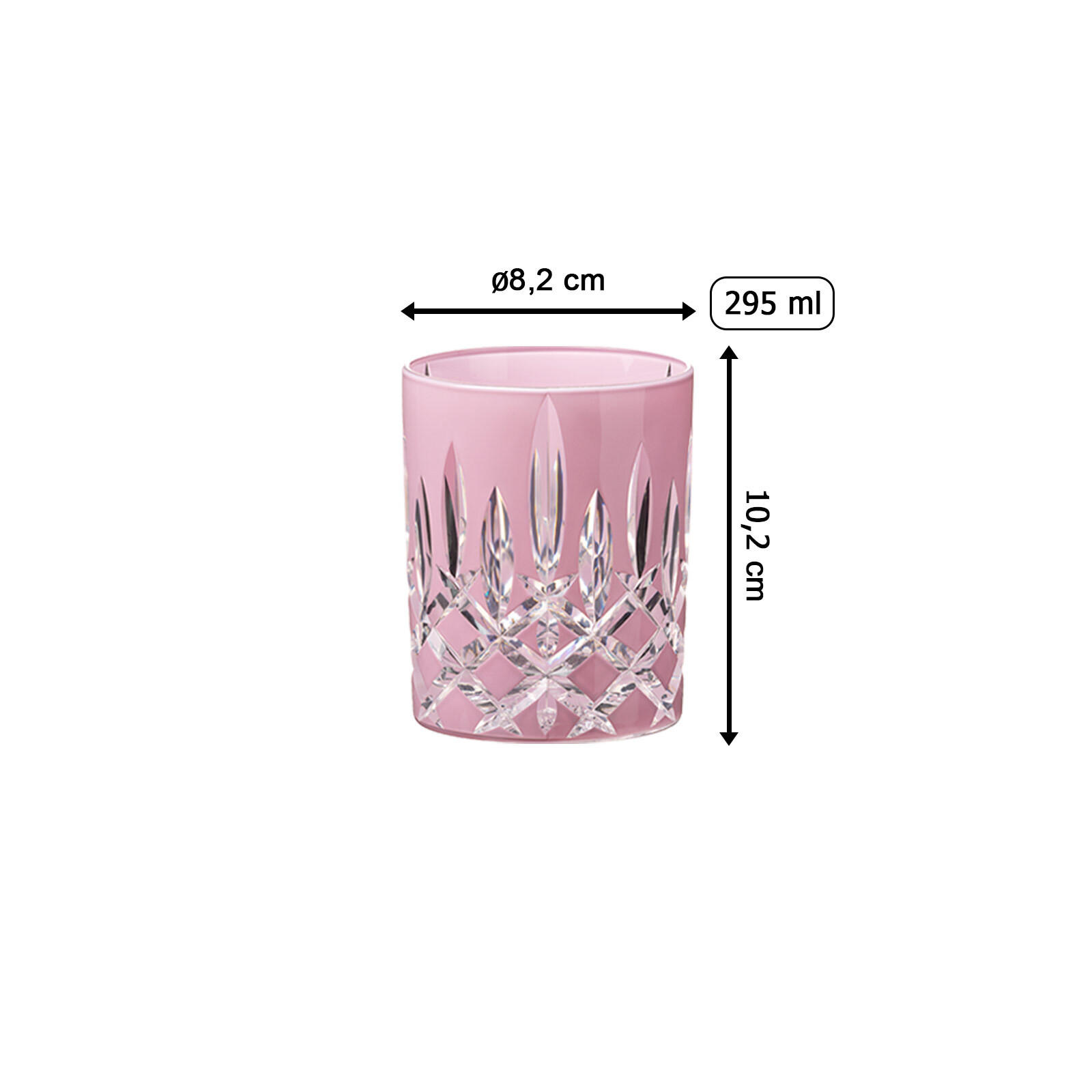 WHISKYGLAS Laudon Rosé 295 ml - Rosa, Glas (0.295L) - Riedel