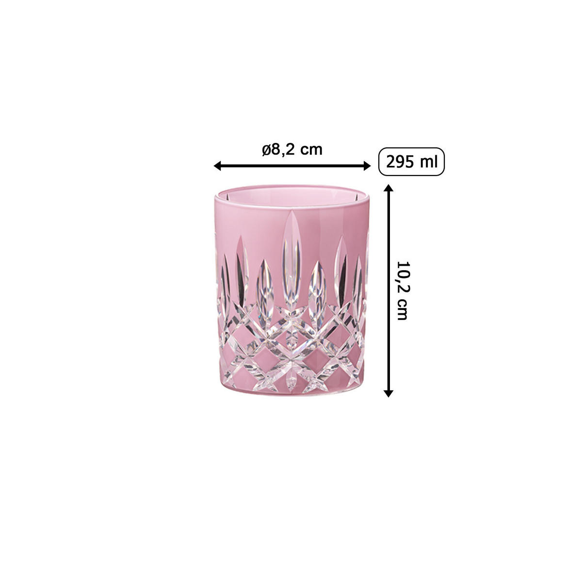 WHISKYGLAS Laudon Rosé 295 ml - Rosa, Glas (0.295L) - Riedel