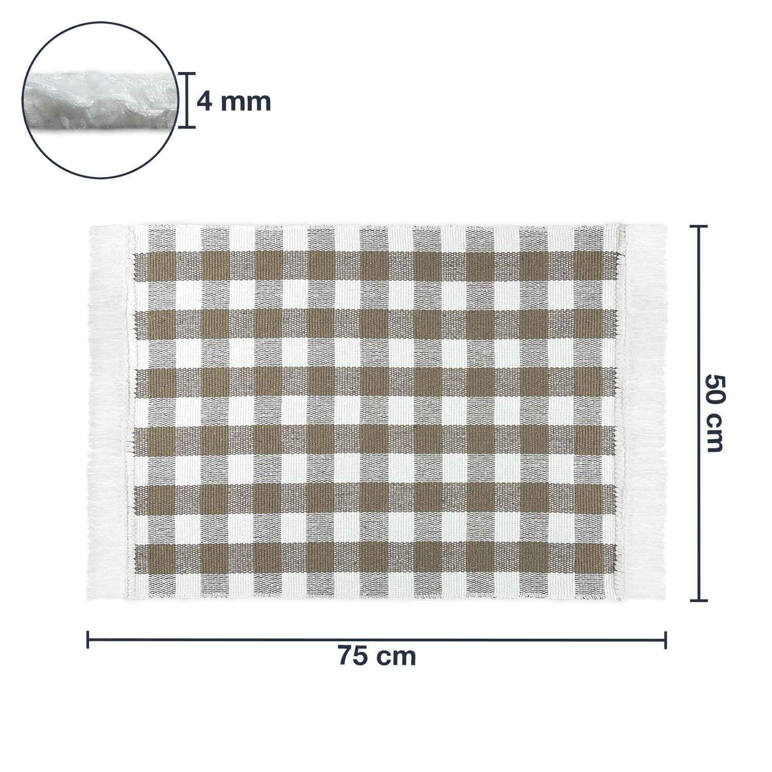 KÜCHENTEPPICH MATRIX - Beige, Textil (50/75cm) - WohnDirect