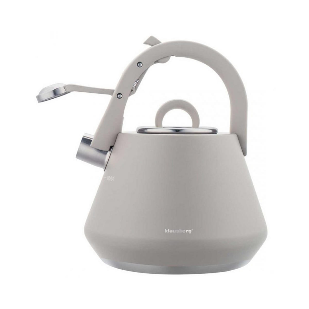 WASSERKESSEL Grau 21.5/20/24 cm 65965 - Grau, Metall (21.5cm) - Klausberg 