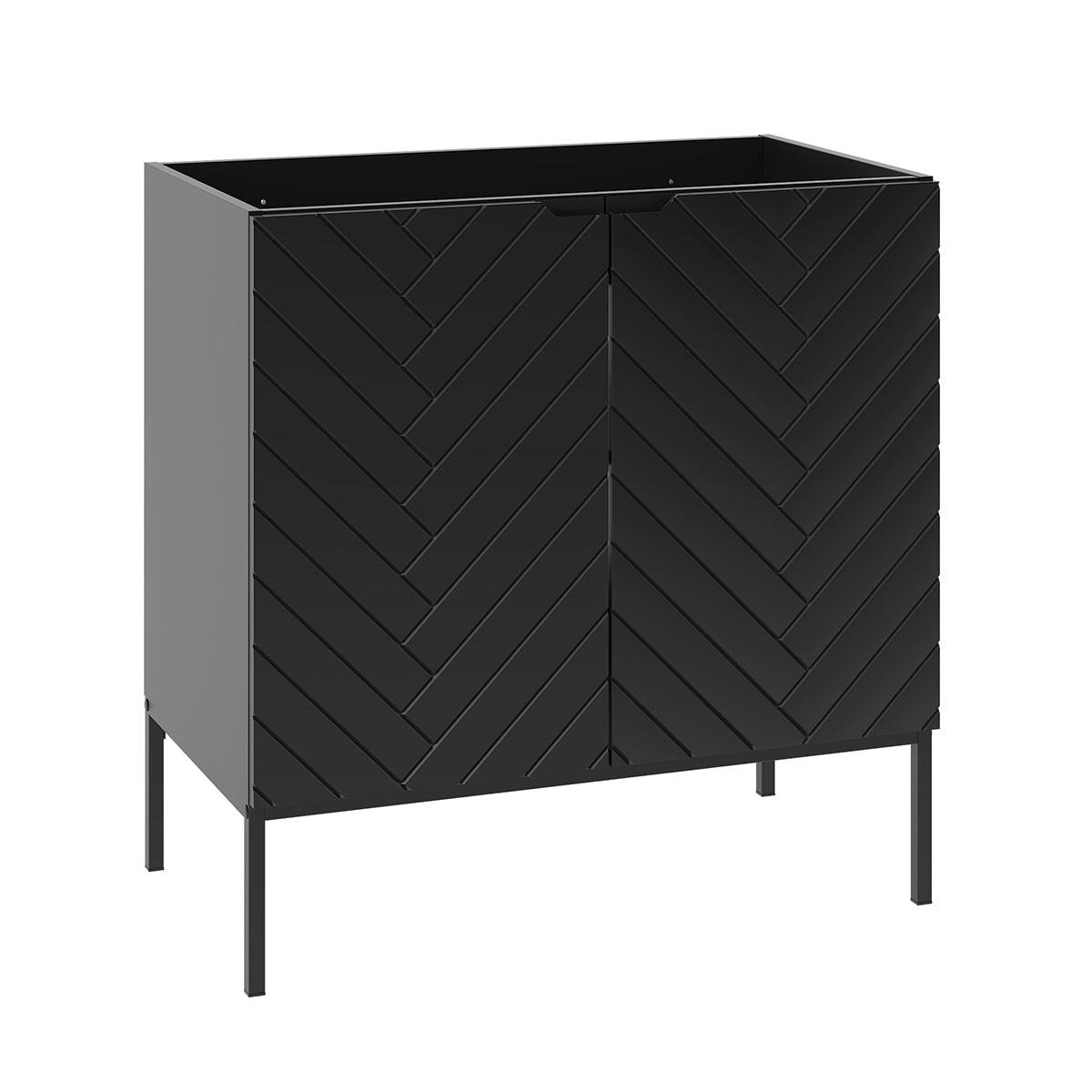 Petits-meubles SKŘÍŇKA POD UMYVADLO 80cm Daria Černá