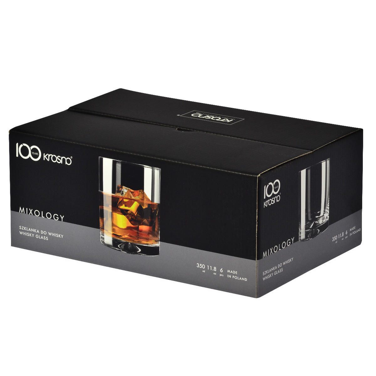 WHISKYGLÄSER 6er-Set 350 ML - Transparent, Glas (0.35L) - Krosno Glass
