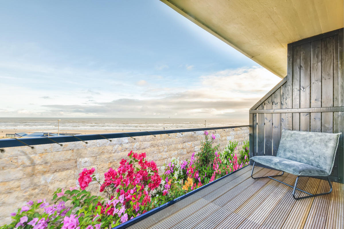 BALKON-SICHTSCHUTZ Blumen - Pflanzen - Blätter - Steine - Pink, Kunststoff (500/80cm) - MuchoWow