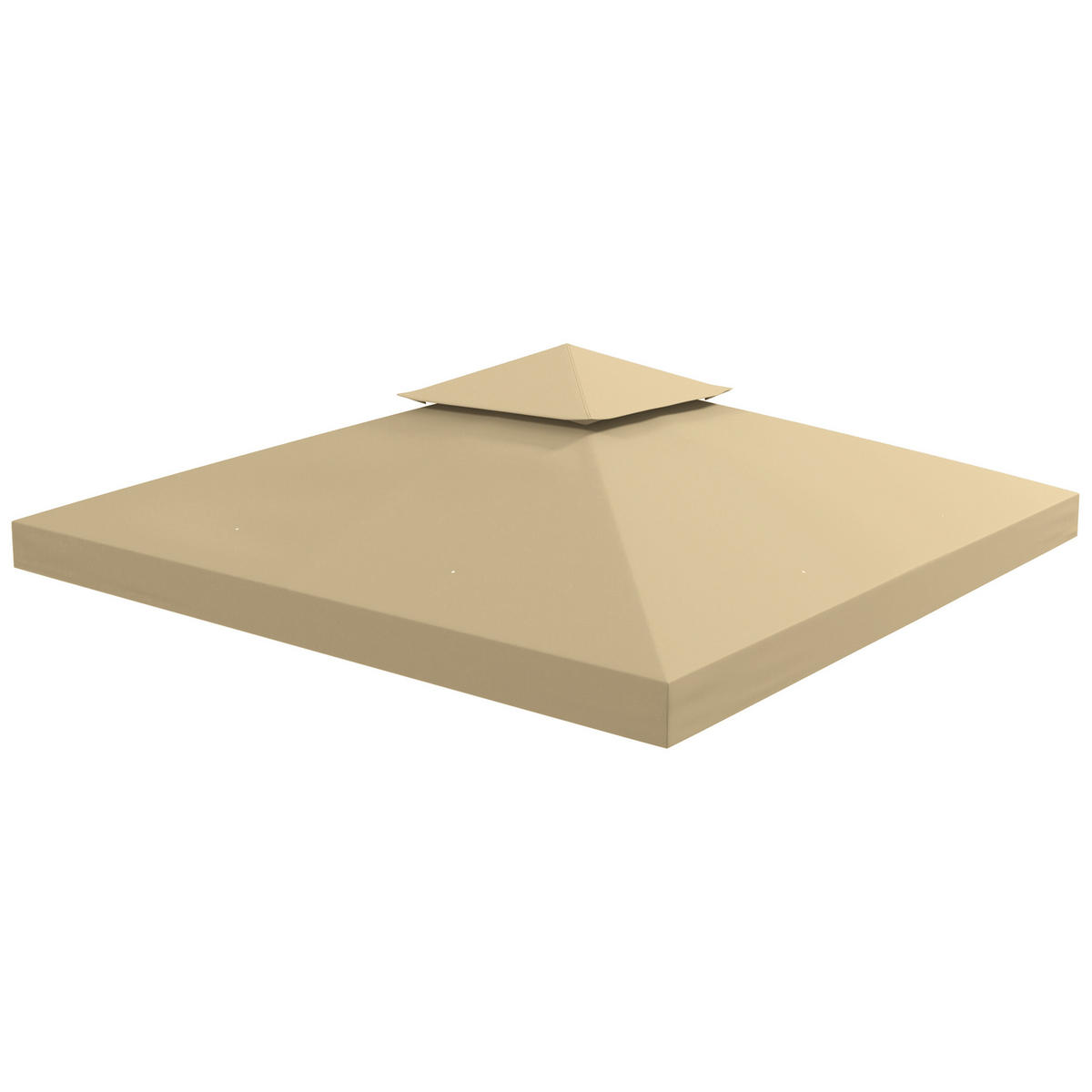 ERSATZDACH für Gartenpavillon DE-12550 3x3 m Beige - Beige, Textil (300/1/300cm) - ComfortXL