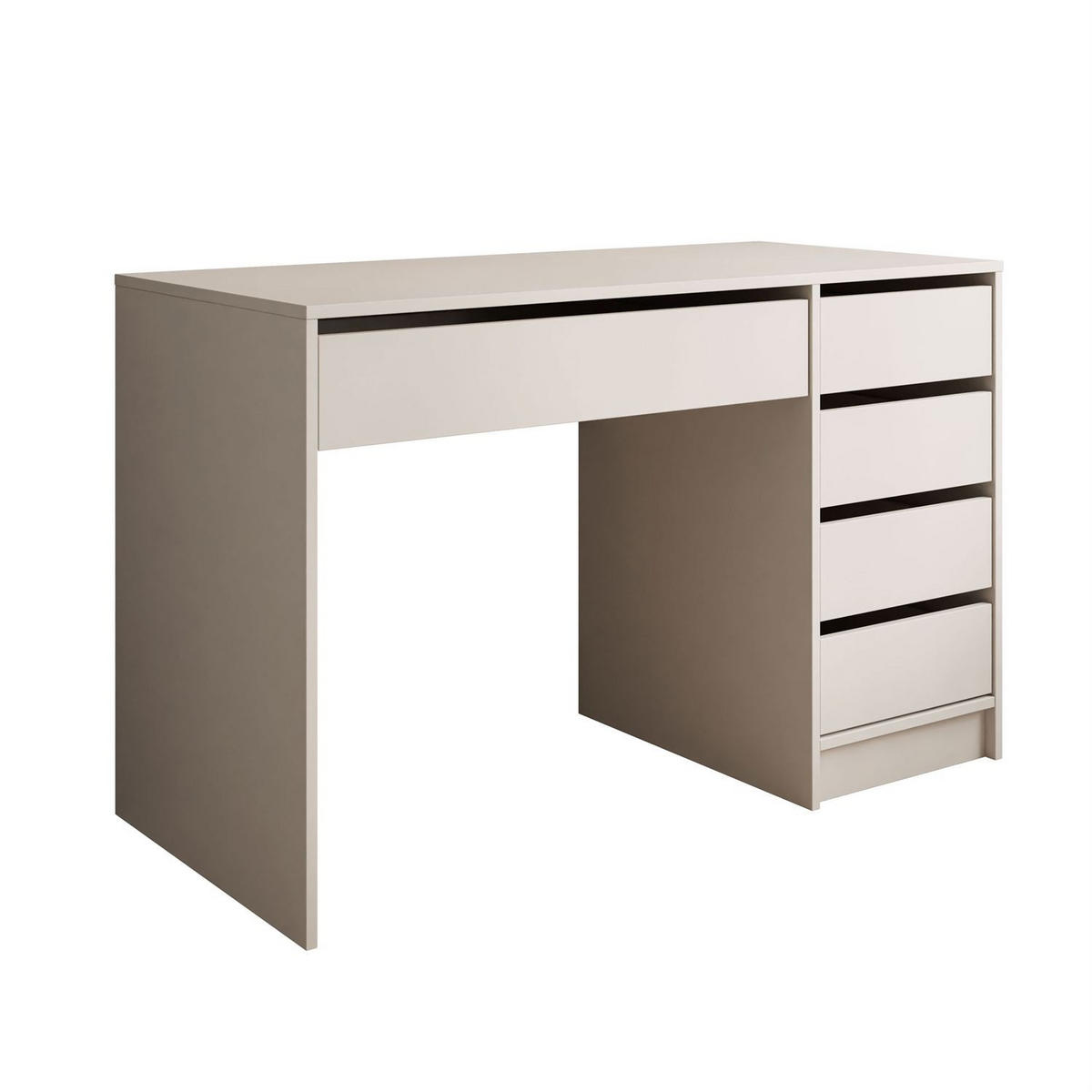 SCHREIBTISCH MADA MAT mit Schubladen - Kaschmir, Holzwerkstoff (55/120/75cm) - Lookway