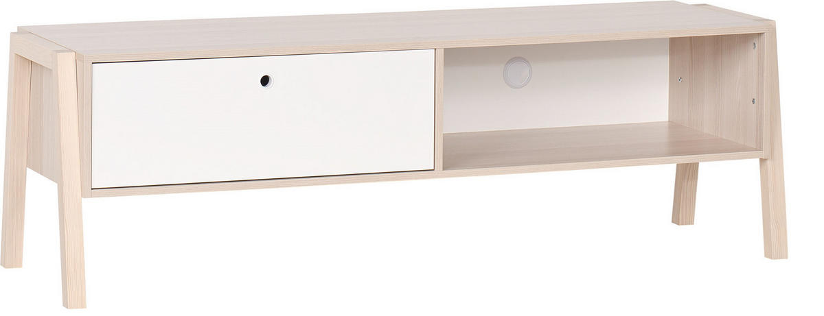 TV-SCHRANK SPOT - Weiß, Holzwerkstoff (160/50/50cm)