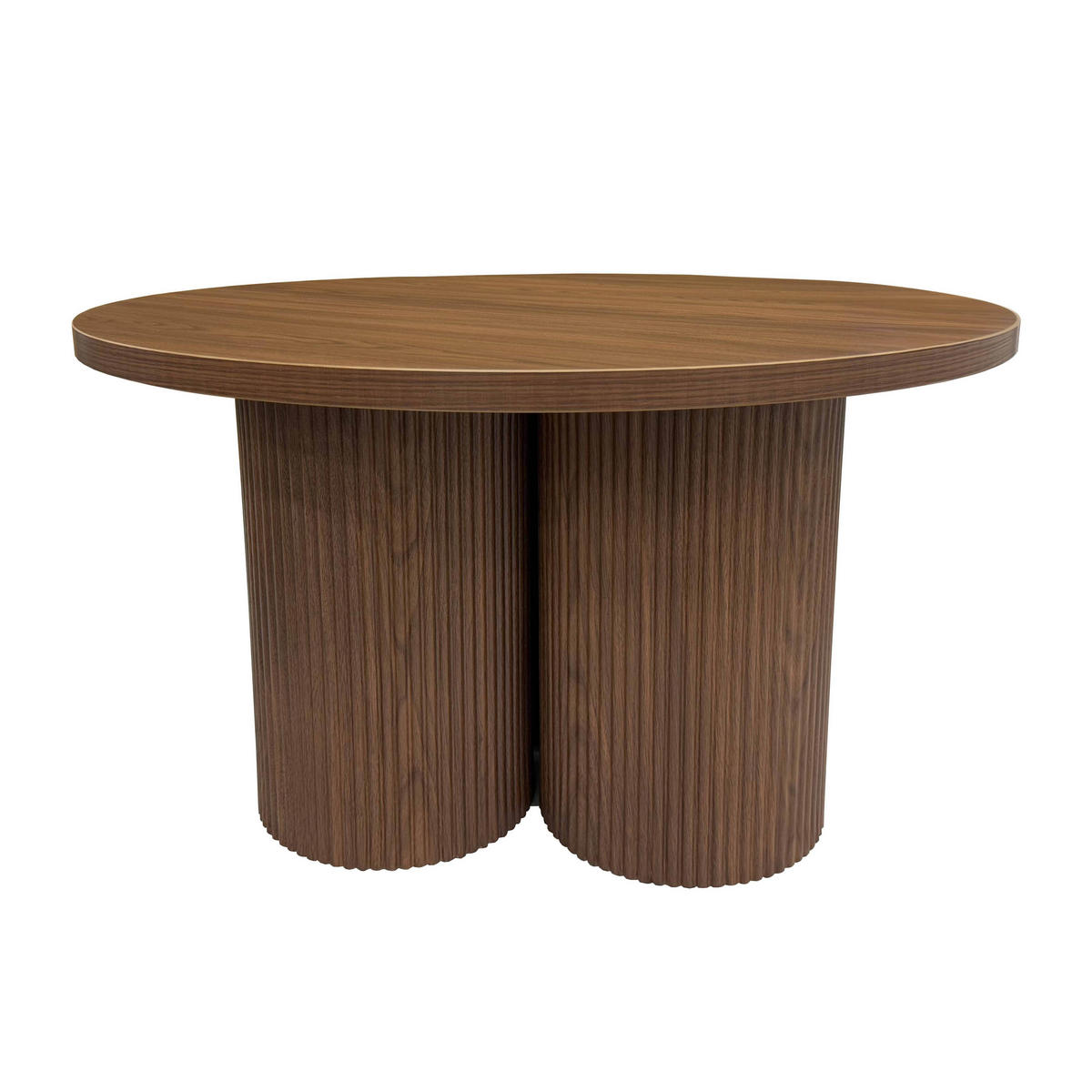 COUCHTISCH, helles Holzeffekt - Beige, Holz (80/80/45cm) - Oviala