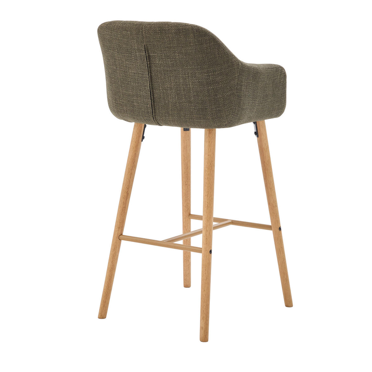 BARHOCKER,2ER-SET,BARSTÜHLE,KÜCHENSTÜHLE,LEINEN,GRÜN - Grün, Textil (55/104/51cm) - LVHOM