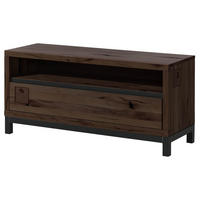 TV-BOARD Kernbuche 120x40x56 tabacco braun geölt VILLANDERS #212 - Braun, Holzwerkstoff (120/56/40cm) - Massivmoebel24